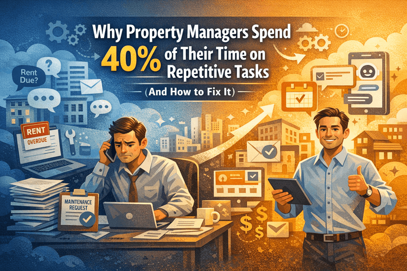 Why Property Managers Spend 40% of Their Time on Repetitive Tasks (And How to Fix It)