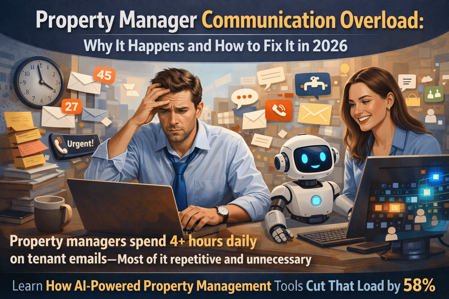 Property Manager Communication Overload: Why It Happens and How to Fix It in 2026