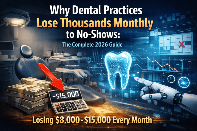 Why Dental Practices Lose Thousands Monthly to No-Shows: The Complete 2026 Guide